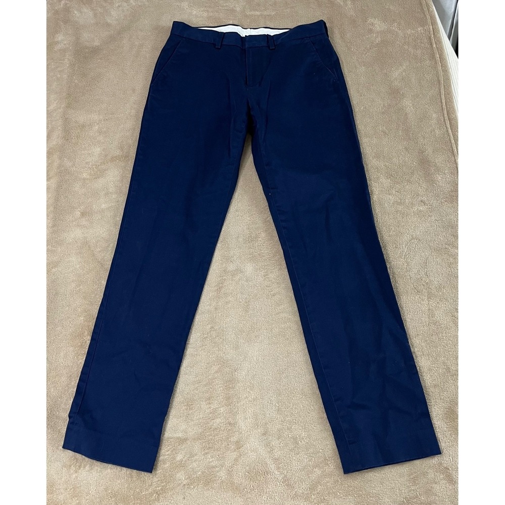 J.Crew Bowery Slim Stretch pants Mens size 29x32 Blue Chino